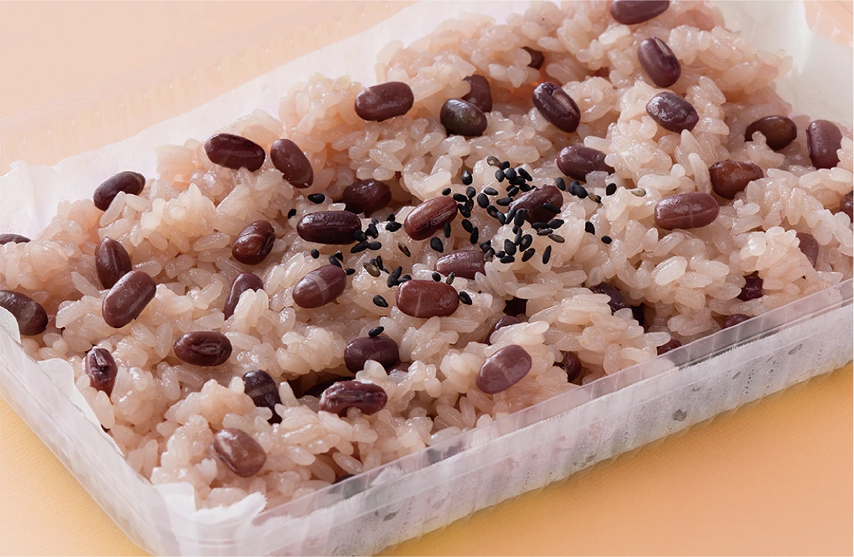 11もちもちお赤飯